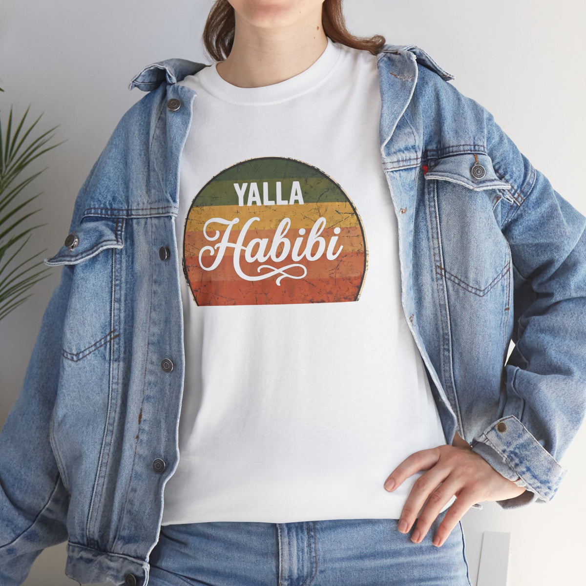 Yalla Habibi Rainbow Tee
